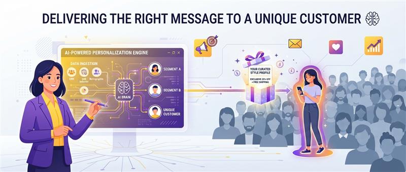 Como personalizar marketing em escala usando inteligência artificial