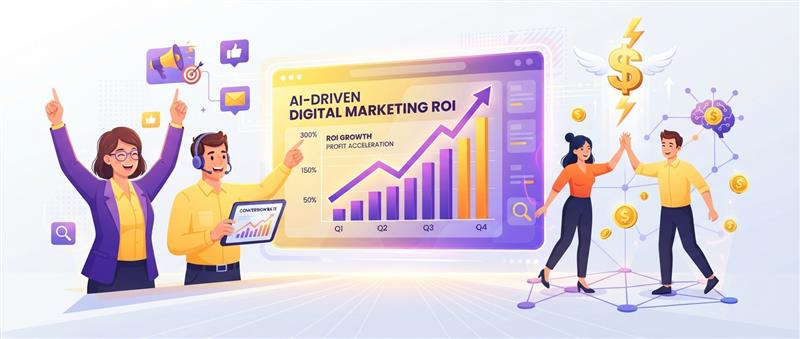 Como medir o ROI de marketing digital usando inteligência artificial